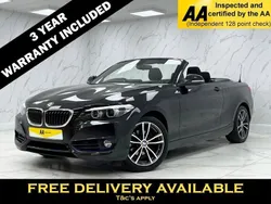 Black Used 2019 BMW 218 Sport Line Cabriolet | £13,195 (Expensive)