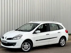 White Used 2008 Renault Clio GrandTour Dynamique Estate | £2,195