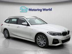 White Used 2021 BMW 330e M Sport Estate | £20,800 (Fair price)