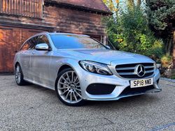 Silver Used 2018 Mercedes C250 AMG line Estate | £15,195 (Good price)