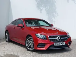 Red Used 2019 Mercedes E300 AMG line Coupe | £22,698 (Fair price)