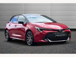Scarlet flare with black roof Used 2023 Toyota Corolla Sport Hatchback | £23,795 (Fair price)