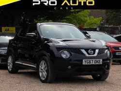 Black Used 2017 Nissan Juke N-Connecta SUV | £4,650 (Good price)