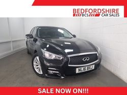 Black Used 2016 Infiniti Q50 Sedan | £8,398 (Fair price)