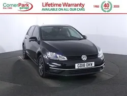 Black Used 2018 VW Golf VII SE Hatchback | £9,999 (Fair price)