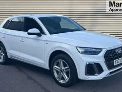 Ibis white Used 2023 Audi Q5 S-Line SUV | £33,937 (Fair price)
