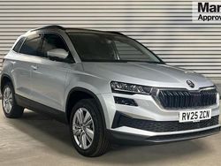 Brilliant silver metallic Used 2025 Skoda Karoq SE SUV | £24,750 (A bit pricey)