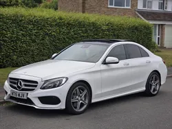 White Used 2015 Mercedes C250 AMG Line Premium Plus Sedan | £8,250 (A bit pricey)
