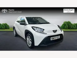 White Used 2023 Toyota Aygo PURE Hatchback | £12,069 (Fair price)