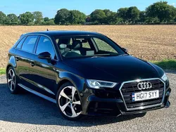 Black Used 2017 Audi A3 Sportback S-Line Hatchback | £9,495 (Good price)