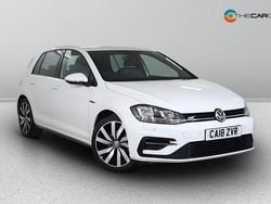 White Used 2018 VW Golf VII R-line Hatchback | £16,494 (Fair price)