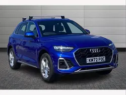 Blue Used 2022 Audi Q5 S-Line SUV | £31,899 (Good price)