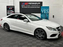White Used 2014 Mercedes E250 AMG Coupe | £10,995 (Expensive)