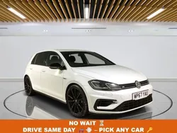 White Used 2017 VW Golf VII R Hatchback | £17,949 (Fair price)
