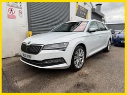 White Used 2021 Skoda Superb SE L Estate | £11,988 (Fair price)