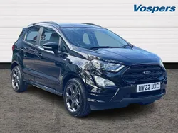 Black Used 2022 Ford Ecosport ST-Line SUV | £13,800 (Fair price)