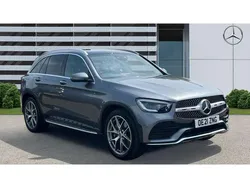 Grey Used 2021 Mercedes GLC300 AMG Line Premium SUV | £35,727 (Fair price)