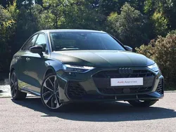 Green Used 2025 Audi S3 Black Edition Sedan | £43,495 (Expensive)