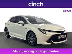 White Used 2021 Toyota Corolla Design Hatchback | £15,619 (Fair price)