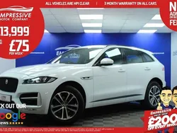 White Used 2018 Jaguar F-Pace R-Sport SUV | £13,999 (Fair price)
