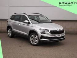 Brilliant silver metallic New 2024 Skoda Karoq SE L SUV | £23,990 (Super price)