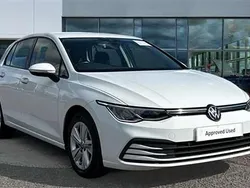 Pure white Used 2022 VW Golf VIII Life Hatchback | £15,845 (Good price)