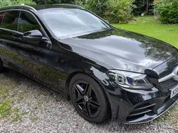 Black Used 2019 Mercedes C300 AMG line Estate | £19,995 (Fair price)
