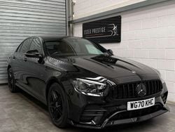 Black Used 2020 Mercedes E300 AMG line Sedan | £22,489 (Fair price)