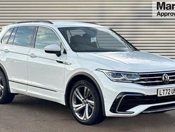 White Used 2022 VW Tiguan R-line Edition SUV | £23,490 (Fair price)