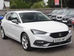 White New 2025 Seat Leon FR Hatchback | £21,790 (Fair price)