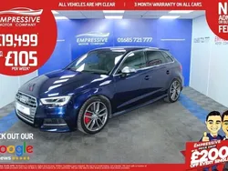Blue Used 2018 Audi S3 Design Hatchback | £19,499 (Fair price)