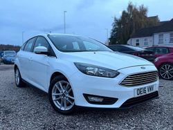 White Used 2016 Ford Focus Zetec Hatchback | £3,595 (Fair price)