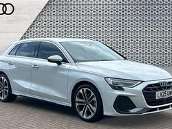 White Used 2025 Audi A3 S-Line Hatchback | £29,404 (A bit pricey)