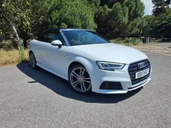 White Used 2017 Audi A3 Cabriolet S-Line Cabriolet | £13,481 (Fair price)
