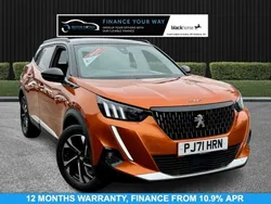 Orange Used 2021 Peugeot 2008 GT SUV | £14,195 (Fair price)