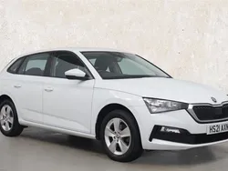 White Used 2021 Skoda Scala SE Hatchback | £14,586 (Fair price)