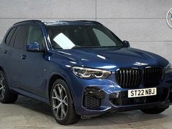 Blue Used 2022 BMW X5 M Sport SUV | £47,795 (Fair price)