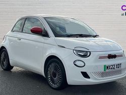 White Used 2022 Fiat 500e Red | £11,154 (Good price)