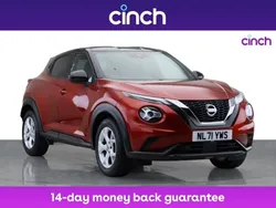 Red Used 2021 Nissan Juke N-Connecta SUV | £13,599 (Good price)