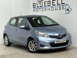 Blue Used 2013 Toyota Yaris Hatchback | £3,995 (Good price)