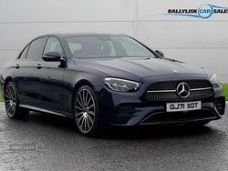 Blue Used 2021 Mercedes E220 AMG line Sedan | £26,975 (Expensive)
