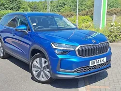 Race blue metallic Used 2024 Skoda Kodiaq SE L SUV | £37,995