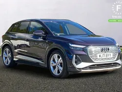 Mauve/purple Used 2021 Audi Q4 e-tron S-Line SUV | £23,399 (Fair price)