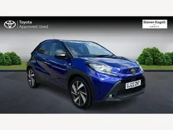 Blue Used 2022 Toyota Aygo Hatchback | £12,384 (Fair price)