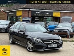 Black Used 2015 Mercedes C220 AMG line Sedan | £13,995 (Fair price)