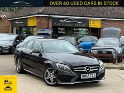Black Used 2015 Mercedes C220 AMG line Sedan | £13,995 (Fair price)
