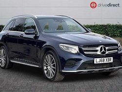 Blue Used 2018 Mercedes GLC250 AMG line Estate | £18,000 (Fair price)