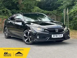 Black Used 2018 Honda Civic SR Hatchback | £12,190 (Fair price)