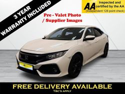 White Used 2018 Honda Civic SR Hatchback | £14,295 (Fair price)