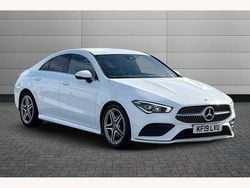 White Used 2019 Mercedes CLA200 AMG line Coupe | £19,950 (Good price)